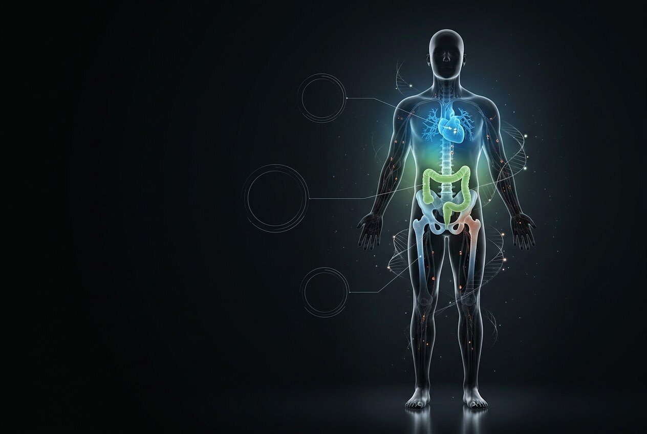 Longevity Intelligence Package: heart, colon and bone health scan